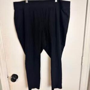 Catherines Black Active Legging Plus Size 2x 22-24W #1024